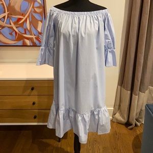 NEW Love In - Blue and White Striped Cotton Dress